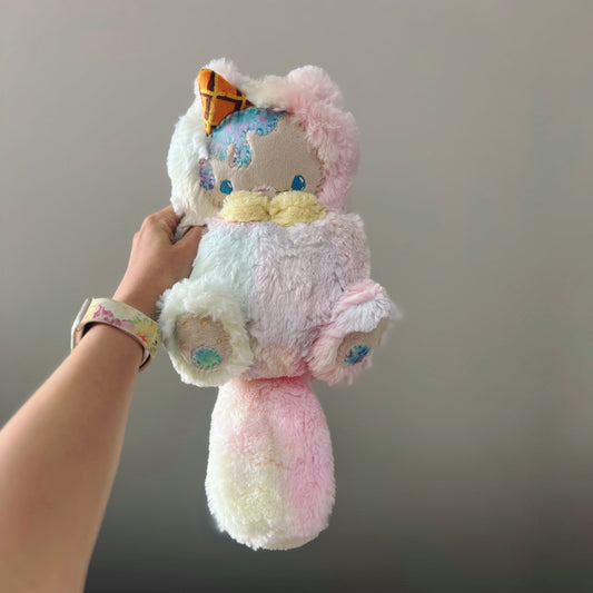 Rainbow Sorbet Kitty Cone