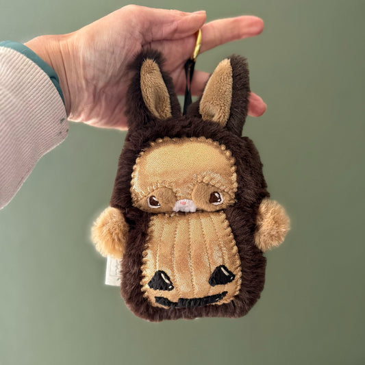 Almond Chocolate Bar Bunny Bag Charm