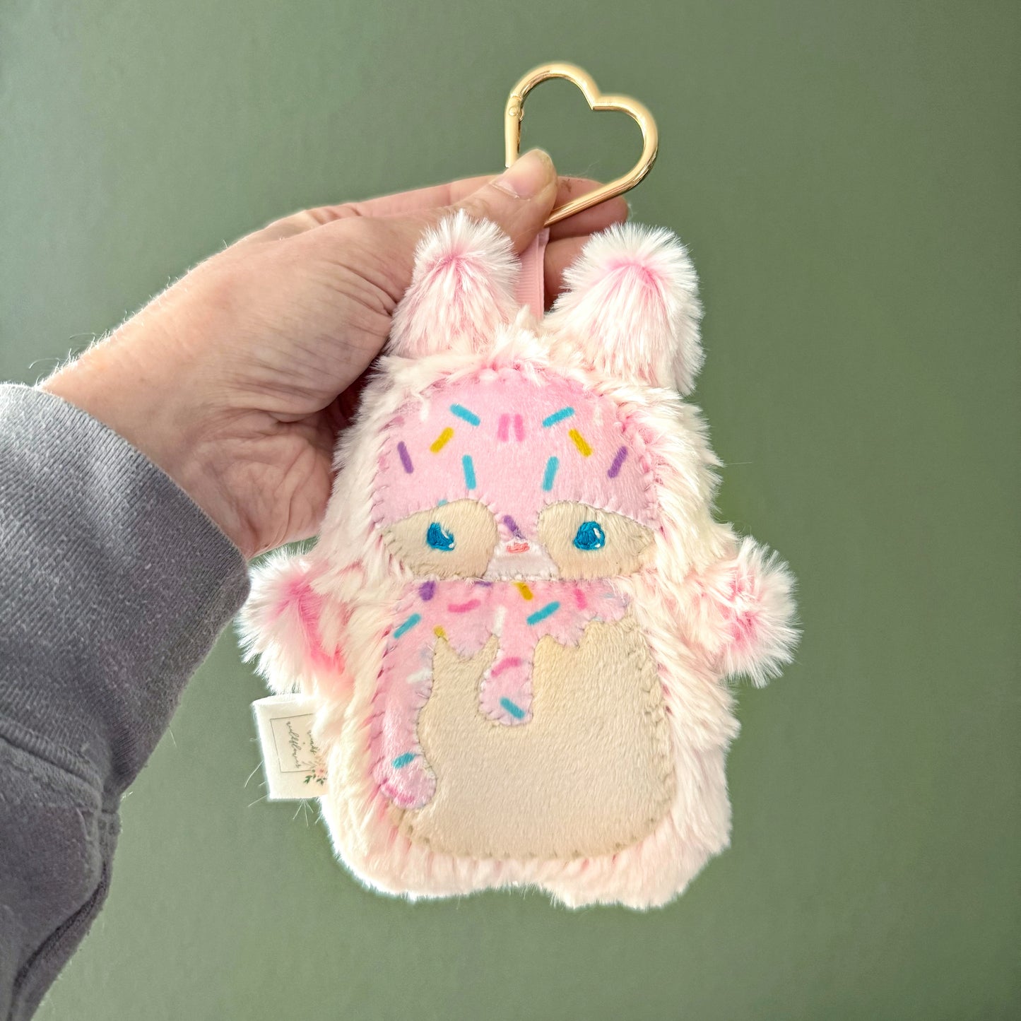 Frosted Totes bag charm