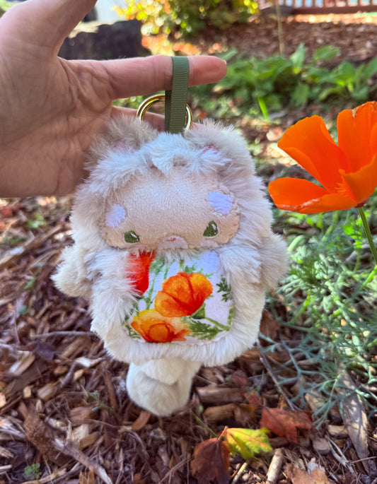 Poppy Red Panda Bag Charm