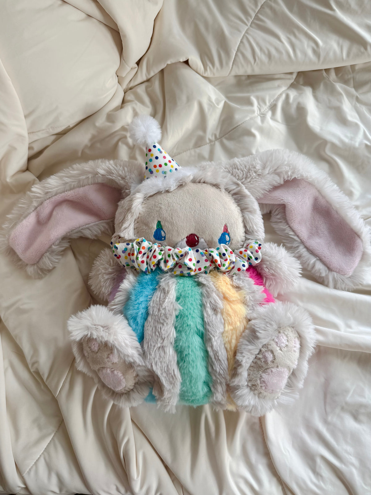 Sprinkles the Rainbow Bunny Clown
