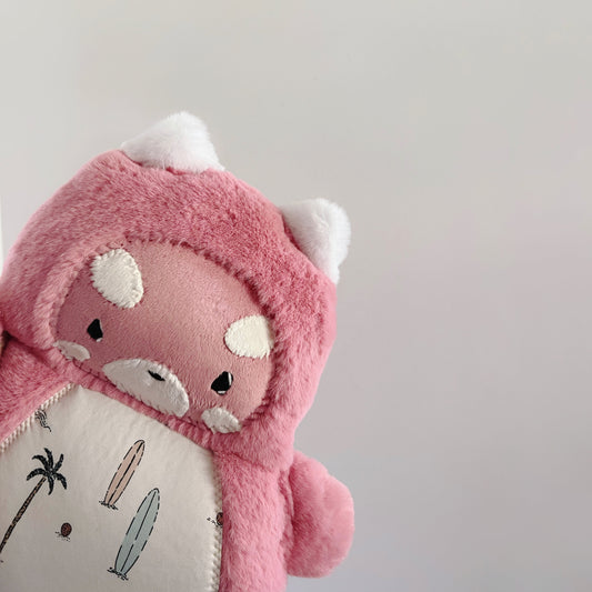 Rose Quartz Surfin’ Red Panda