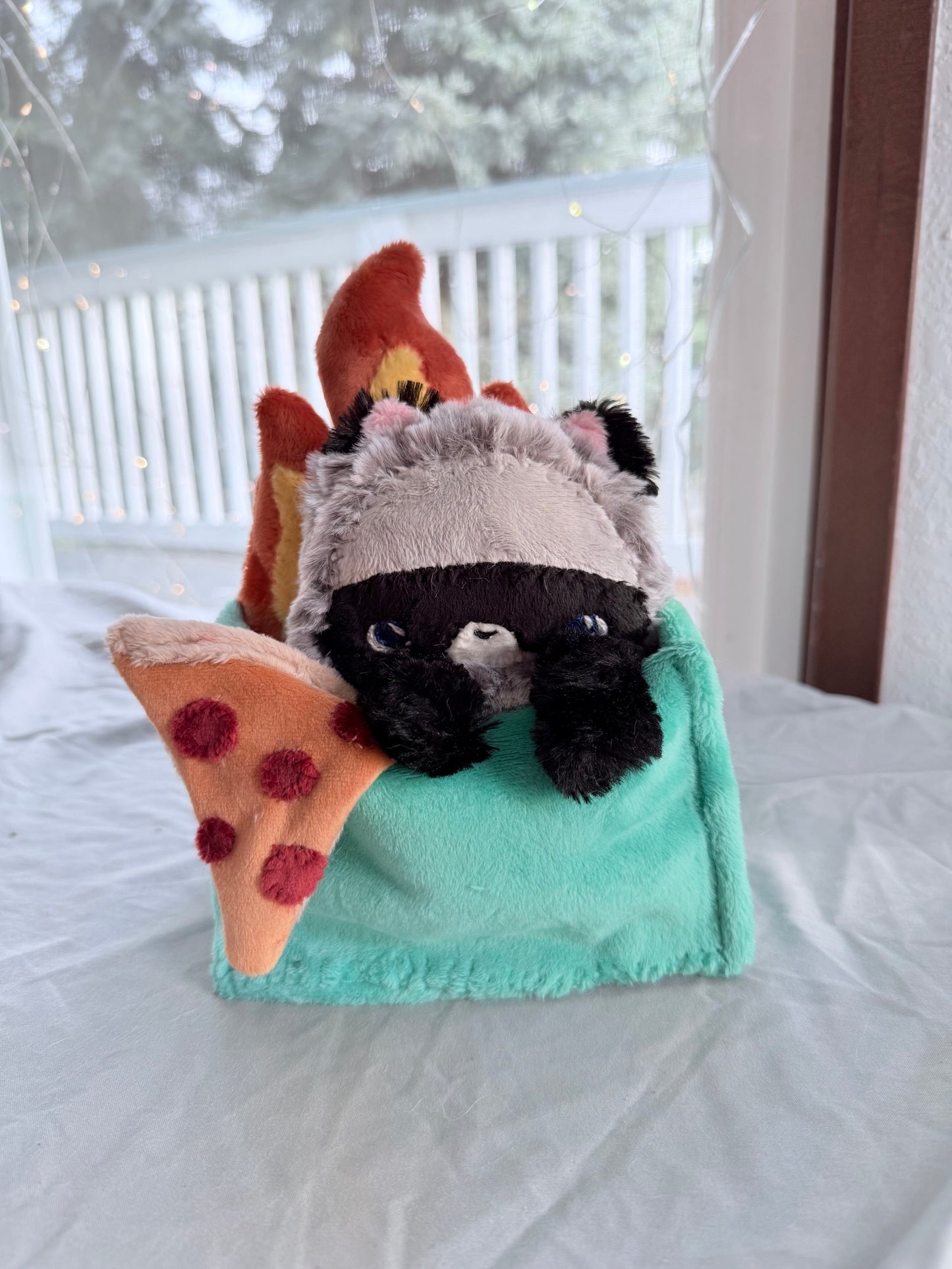 Dumpster Fire Trash Panda