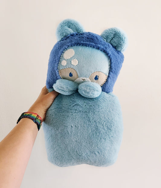 Blue mushy bear